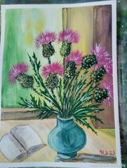 Творческая осень: "Букет чертополоха" в АртСтудии