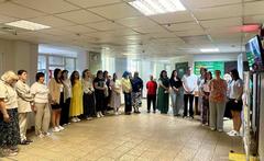 В День всенародной памяти сотрудники Территориального центра Фрунзенского района присоединились к общенациональной минуте молчания, чтобы почтить память погибших в годы Великой Отечественной войны.